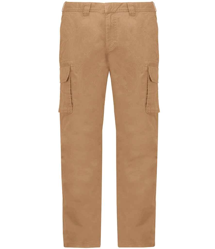 Kariban Multi-Pocket Trousers Camel
