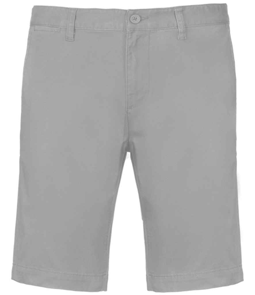 Kariban Chino Bermuda Shorts Fine Grey