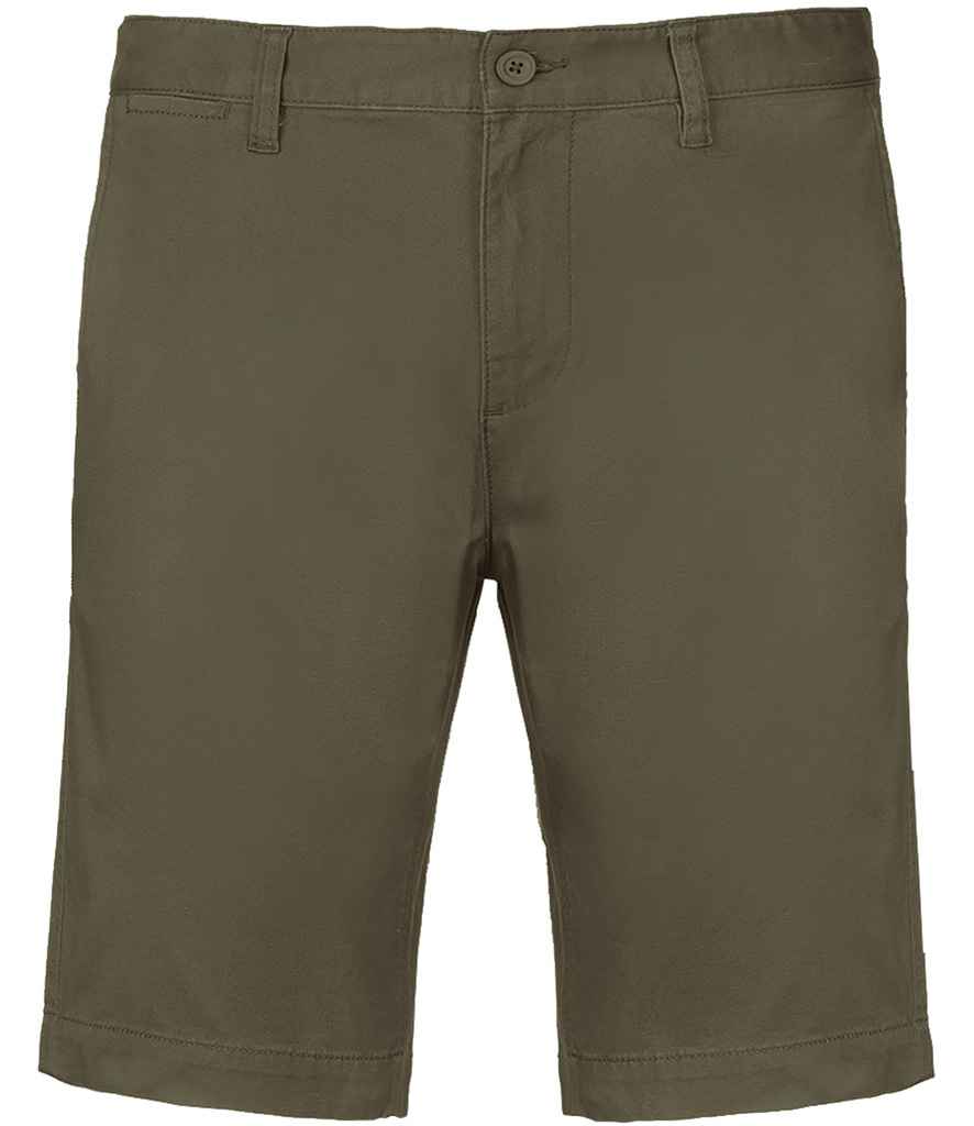 Kariban Chino Bermuda Shorts Light Khaki