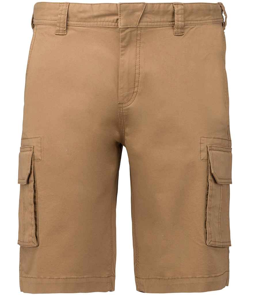 Kariban Multi-Pocket Shorts Camel