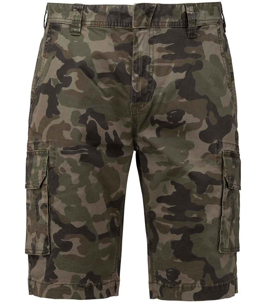 Kariban Multi-Pocket Shorts Camouflage