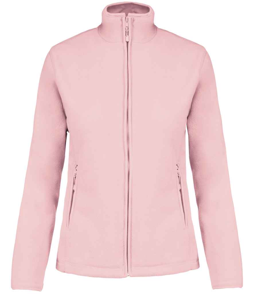 Kariban Ladies Maureen Micro Fleece Jacket Pale Pink