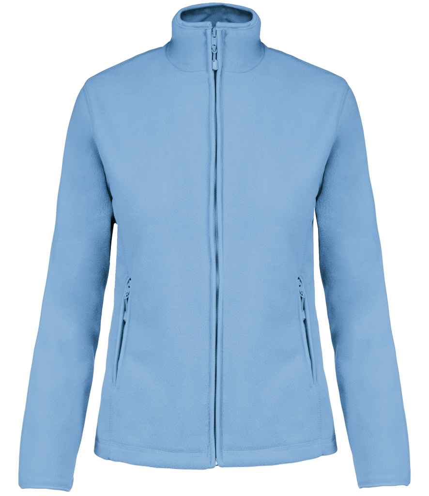 Kariban Ladies Maureen Micro Fleece Jacket Sky Blue