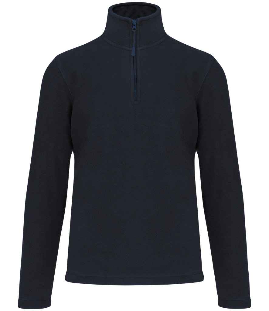 Kariban Enzo Zip Neck Micro Fleece Navy