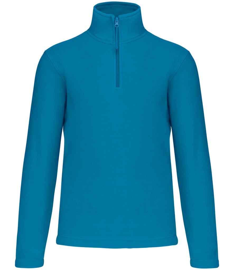 Kariban Enzo Zip Neck Micro Fleece Tropical Blue