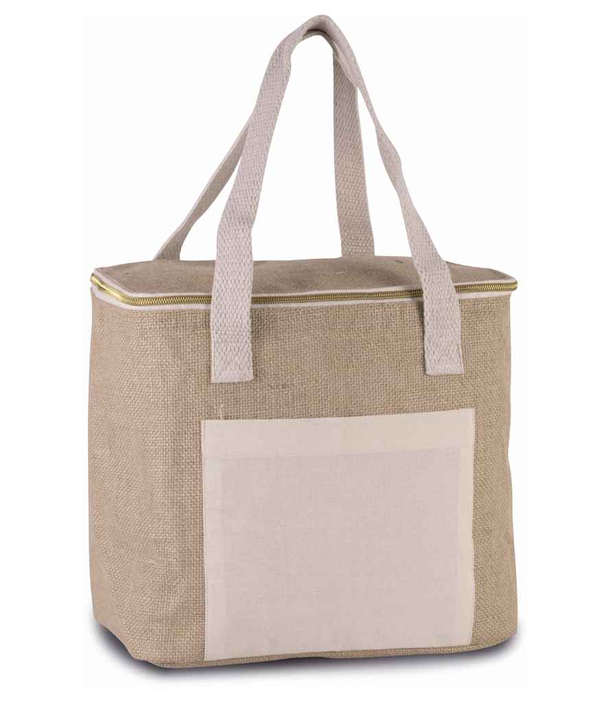 Kimood Medium Jute Cool Bag Natural