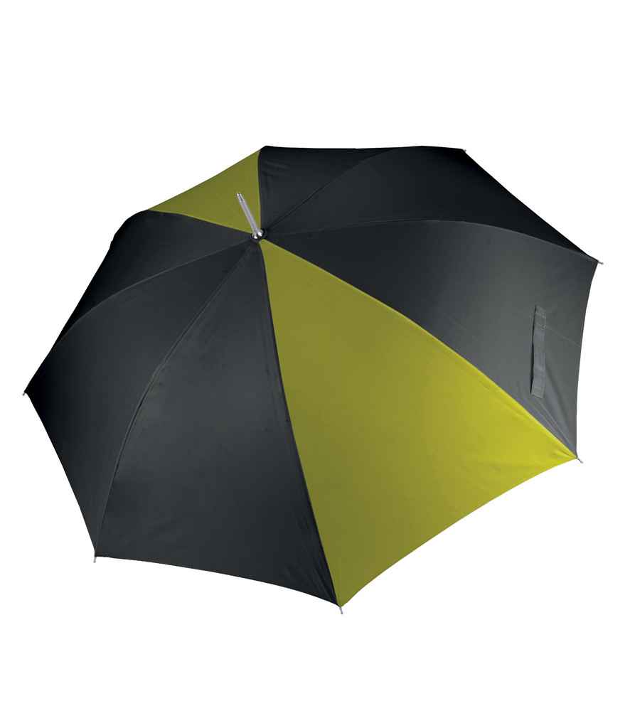 Kimood Golf Umbrella Black/Burnt Lime