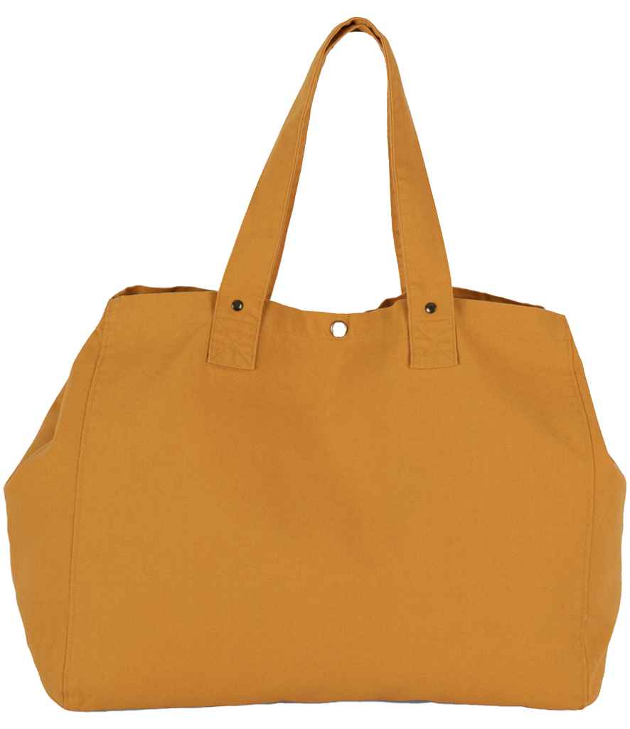 Kimood Faded Cotton Shopper Washed Sunflower