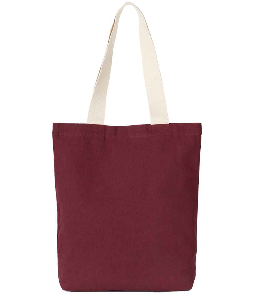 Kimood Recycled Flat-Bottom Shopping Bag Rosewood/Ecume