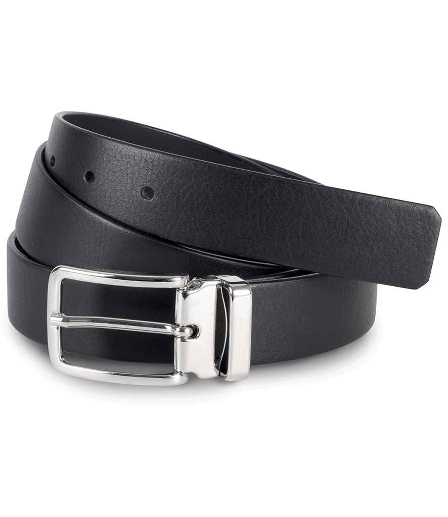 K-UP Classic Leather Belt Black
