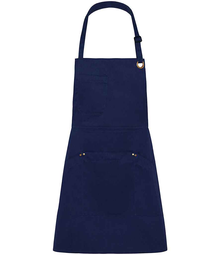 Le Chef Utility Bib Apron Navy