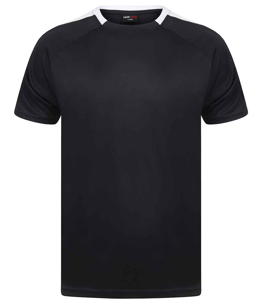 Finden + Hales Unisex Team T-Shirt Navy/White