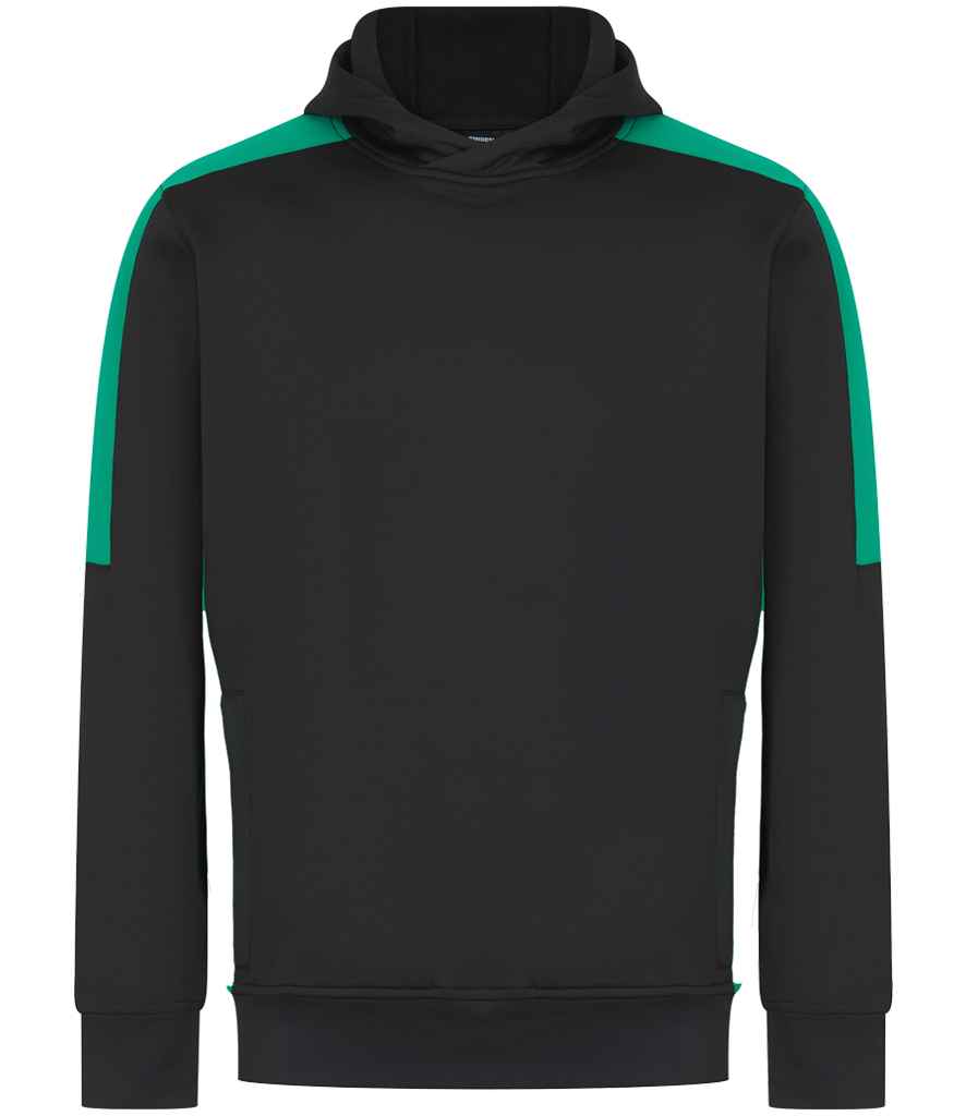 Finden + Hales Unisex Team Hoodie Black/Emerald