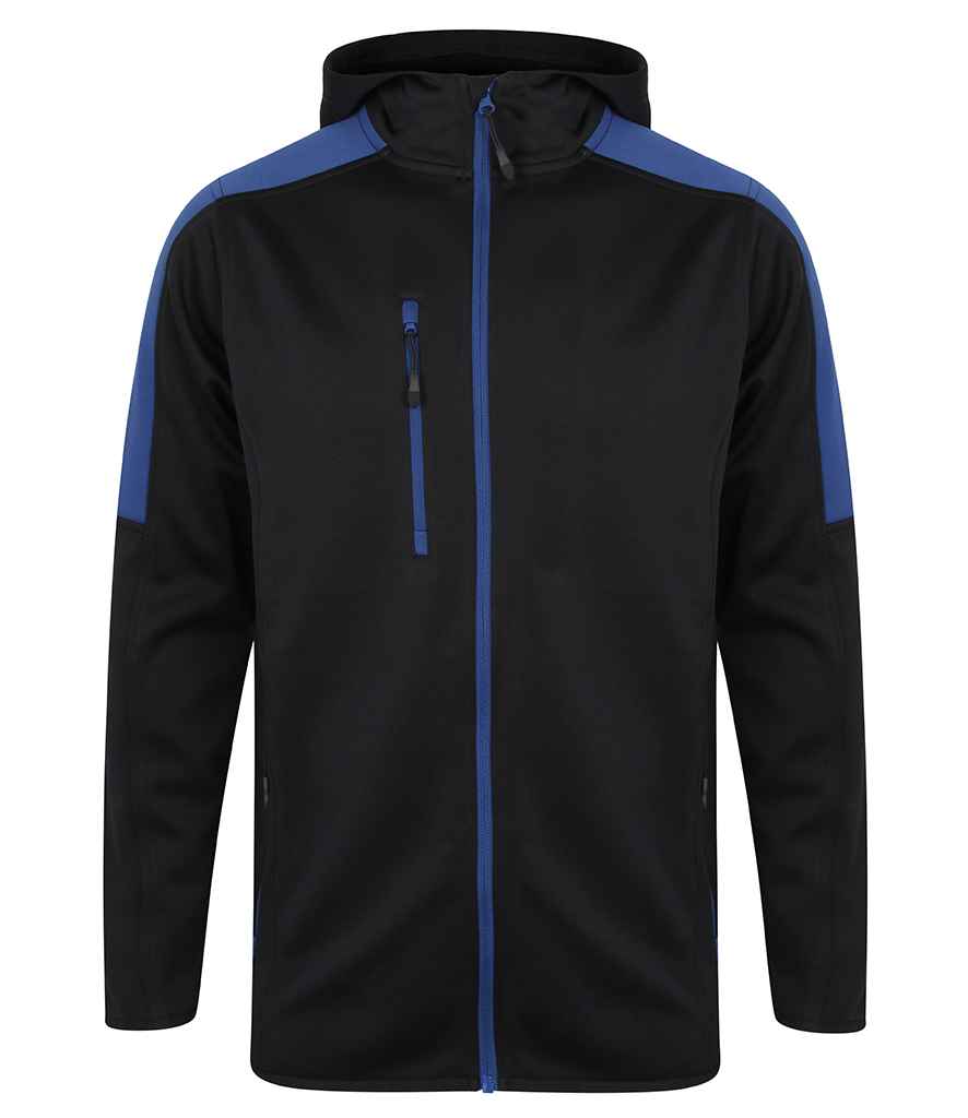 Finden + Hales Active Soft Shell Jacket Navy/Royal Blue