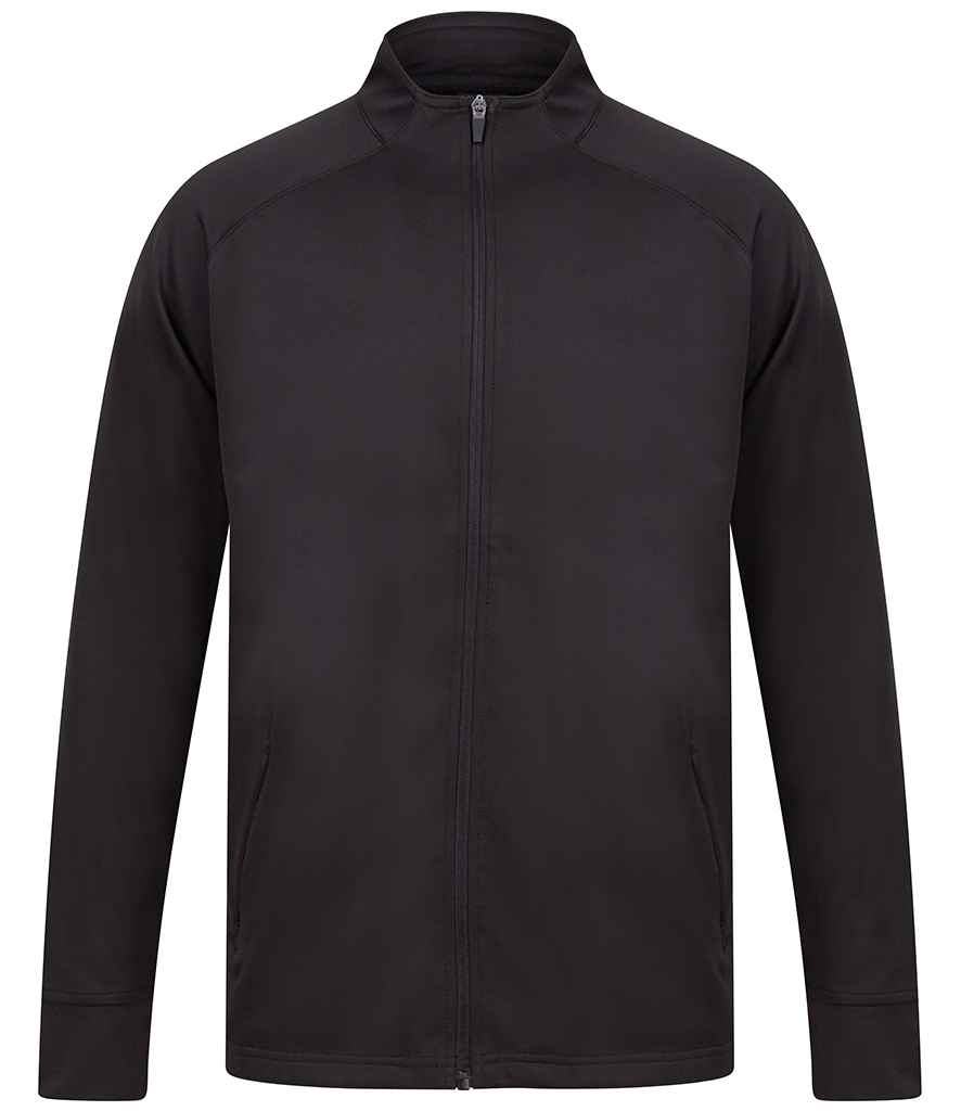 Finden + Hales Knitted Tracksuit Top | Black/Black Black/Black
