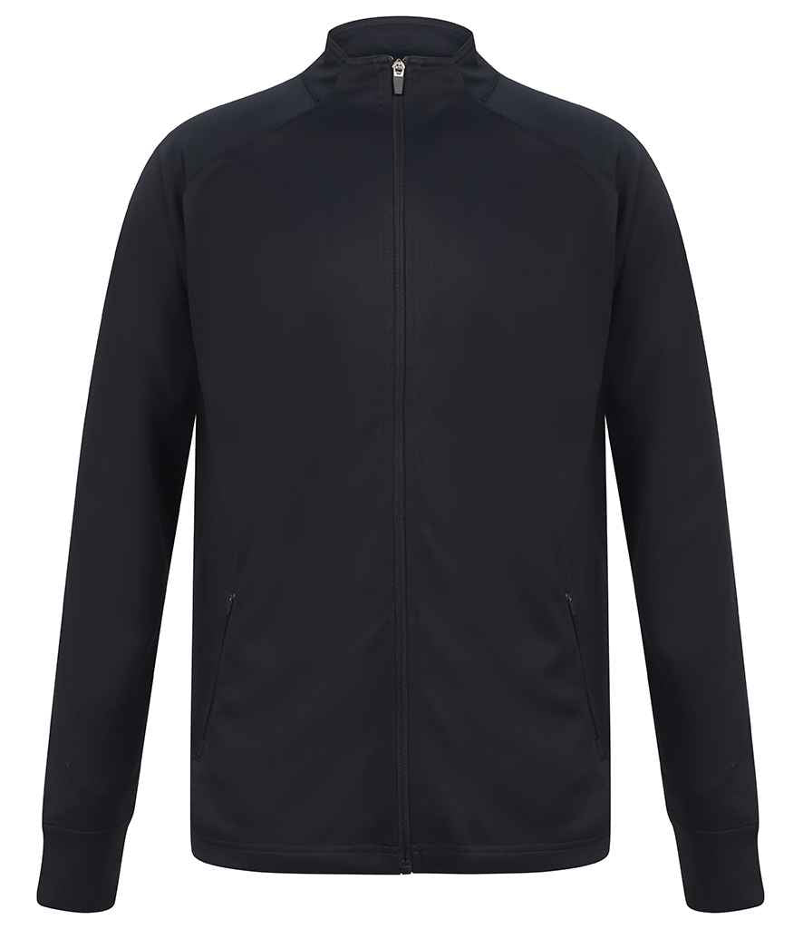Finden + Hales Knitted Tracksuit Top | Navy/Navy Navy/Navy