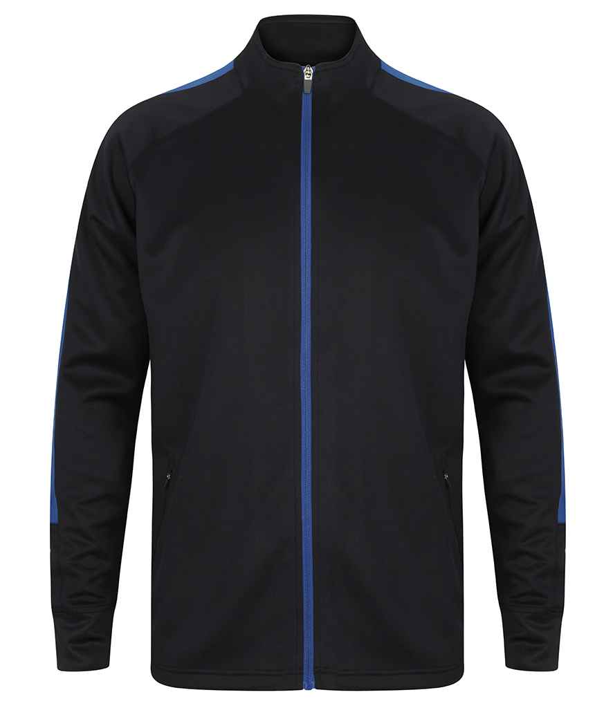 Finden + Hales Knitted Tracksuit Top | Navy/Royal Blue Navy/Royal Blue