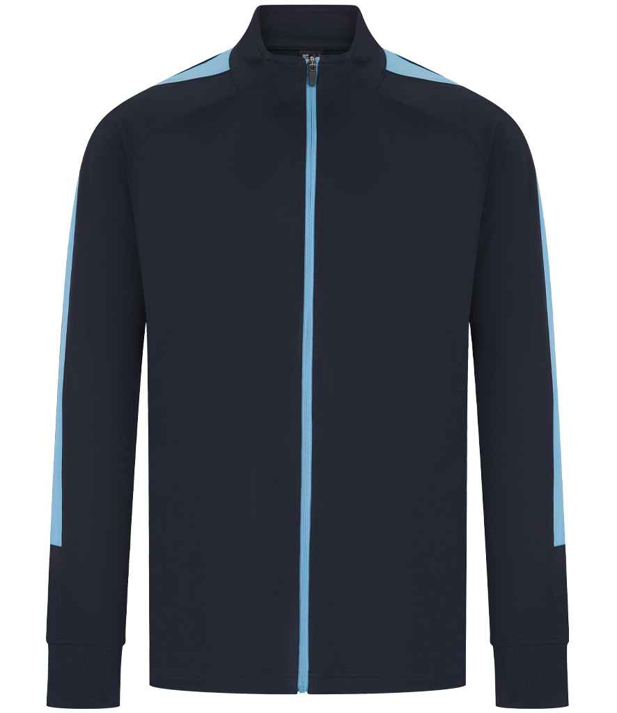 Finden + Hales Knitted Tracksuit Top | Navy/Sky blue Navy/Sky blue