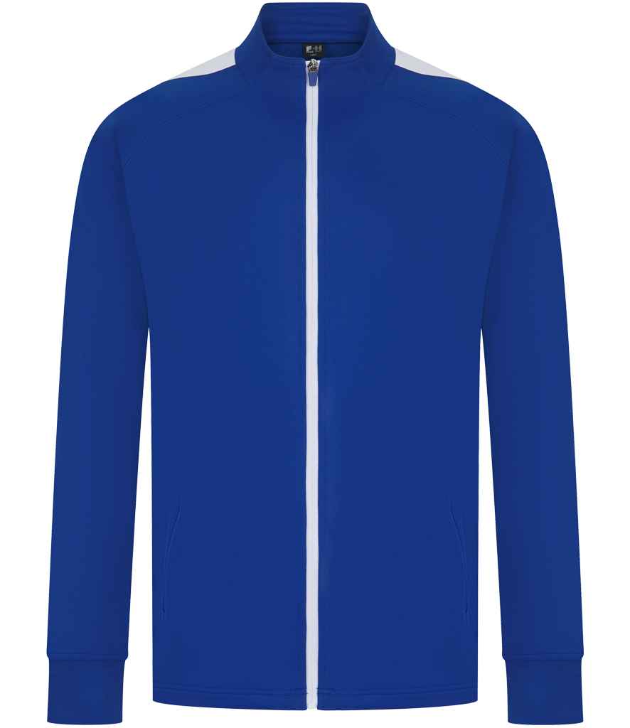 Finden + Hales Knitted Tracksuit Top | Royal Blue/White Royal Blue/White