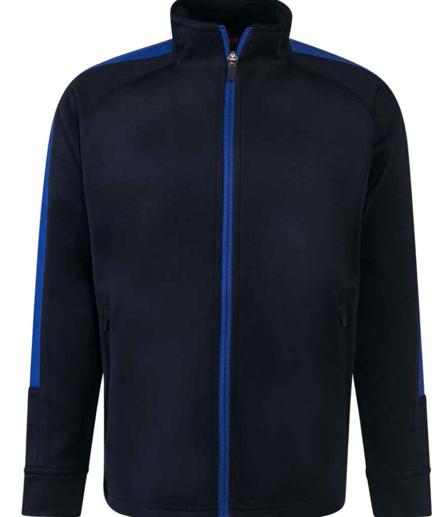 Finden + Hales Kids Knitted Tracksuit Top Navy/Royal Blue