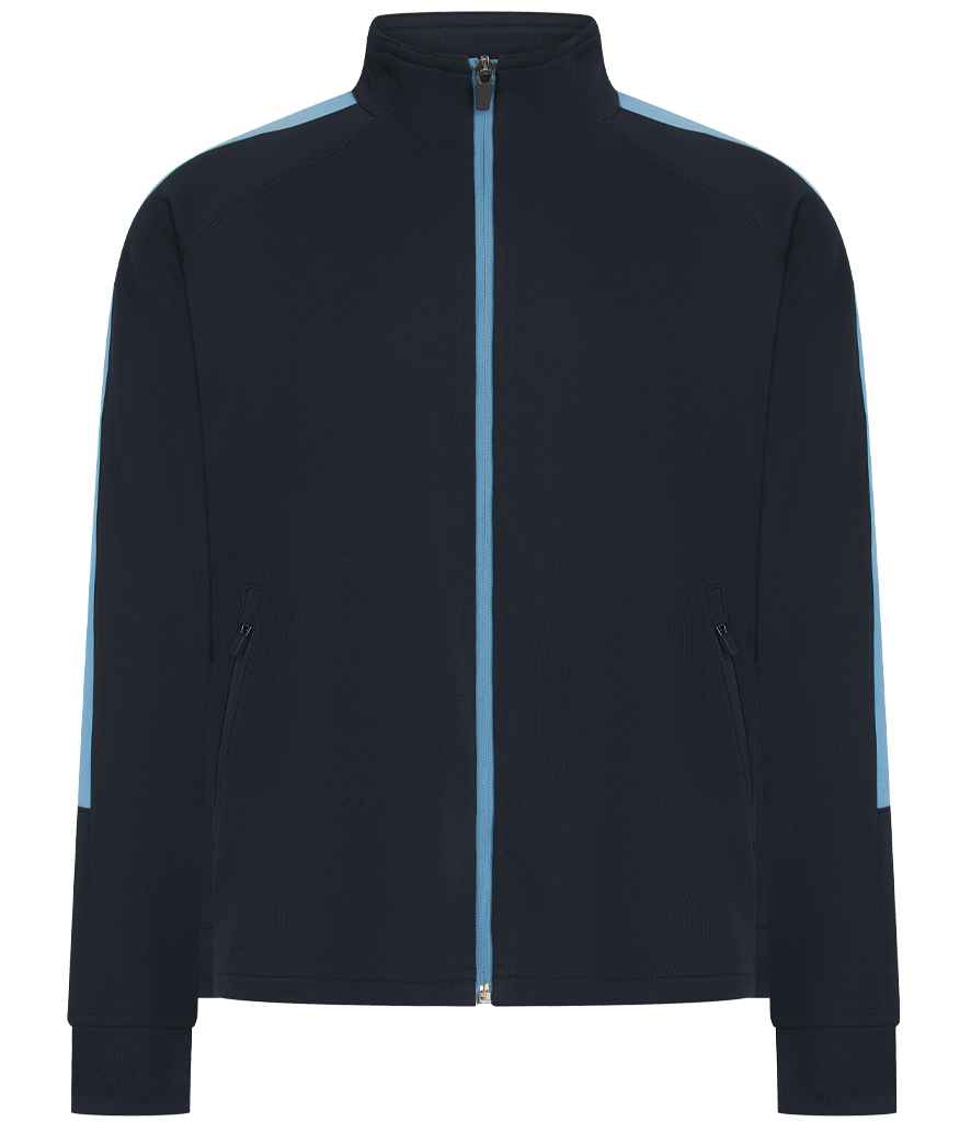 Finden + Hales Kids Knitted Tracksuit Top Navy/Sky blue