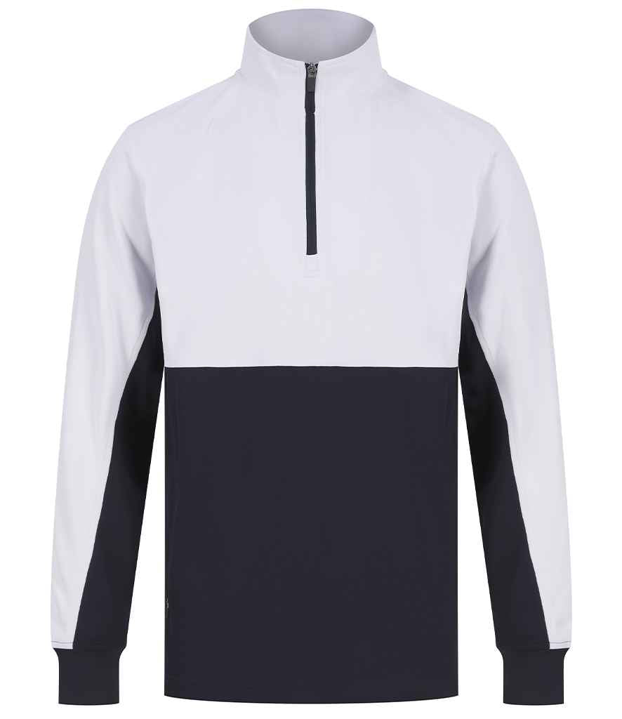 Finden + Hales 1/4 Zip Tracksuit Top Navy/White