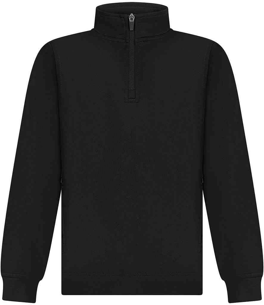 Finden + Hales Kids 1/4 Zip Tracksuit Top Black