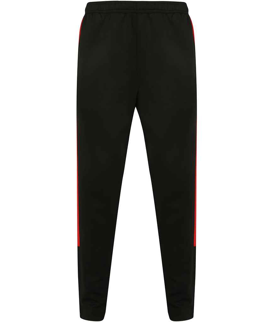 Finden + Hales Knitted Tracksuit Pants | Black/Red Black/Red