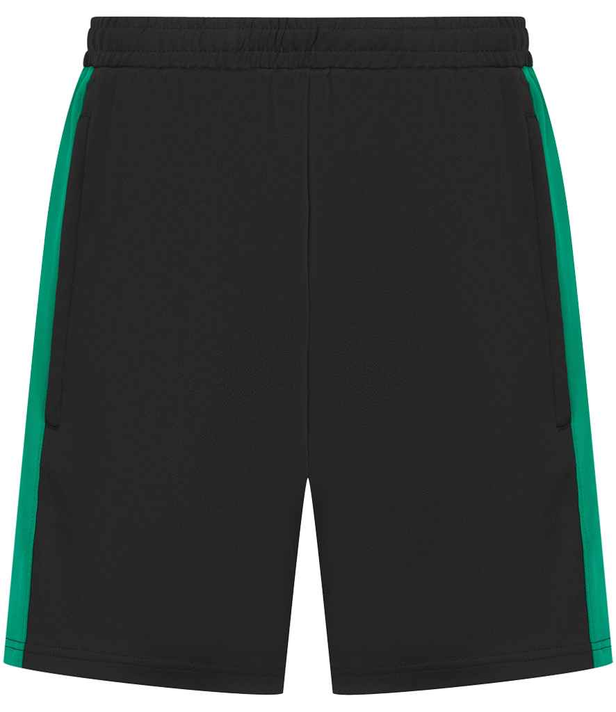 Finden + Hales Knitted Shorts Black/Emerald