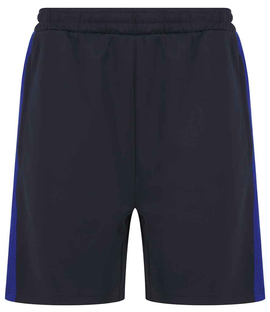 Finden + Hales Knitted Shorts Navy/Royal Blue