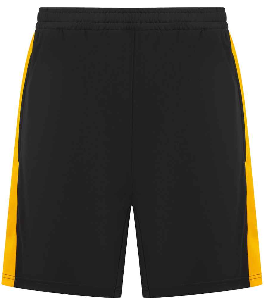 Finden + Hales Kids Knitted Shorts Black/Gold