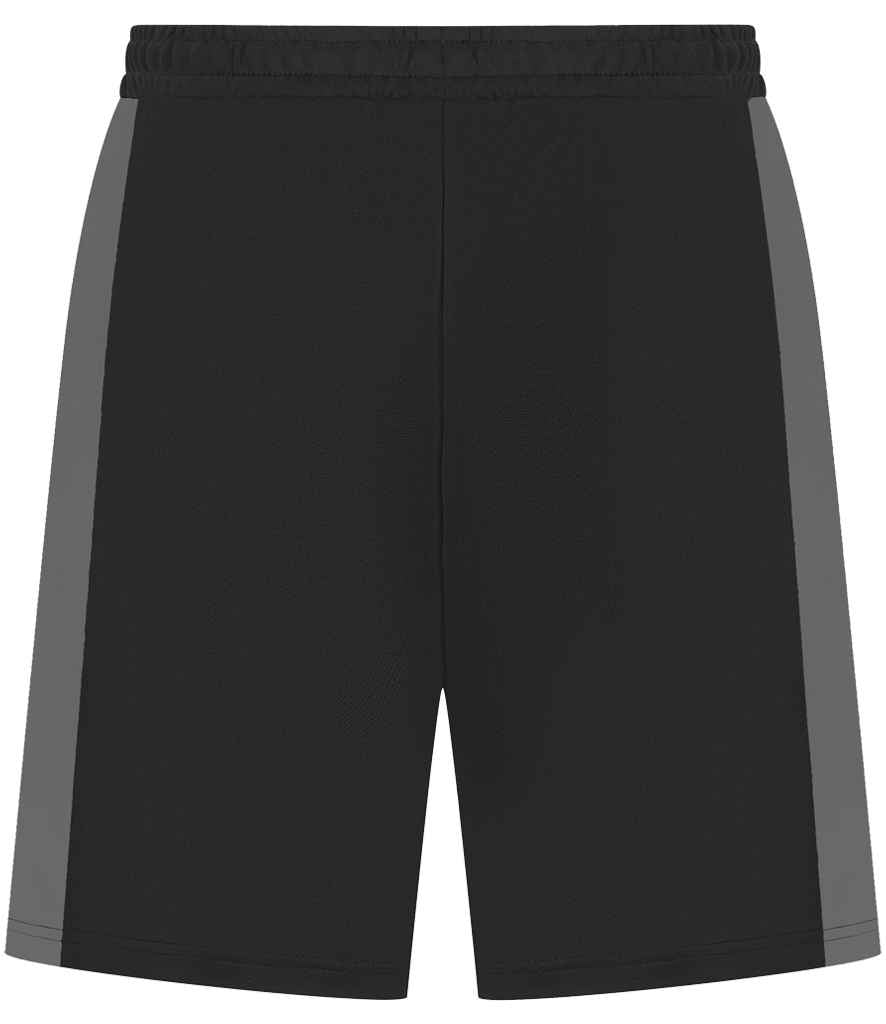 Finden + Hales Kids Knitted Shorts Black/Gunmetal