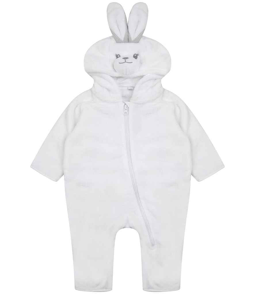 Larkwood Baby/Toddler Rabbit All In One White