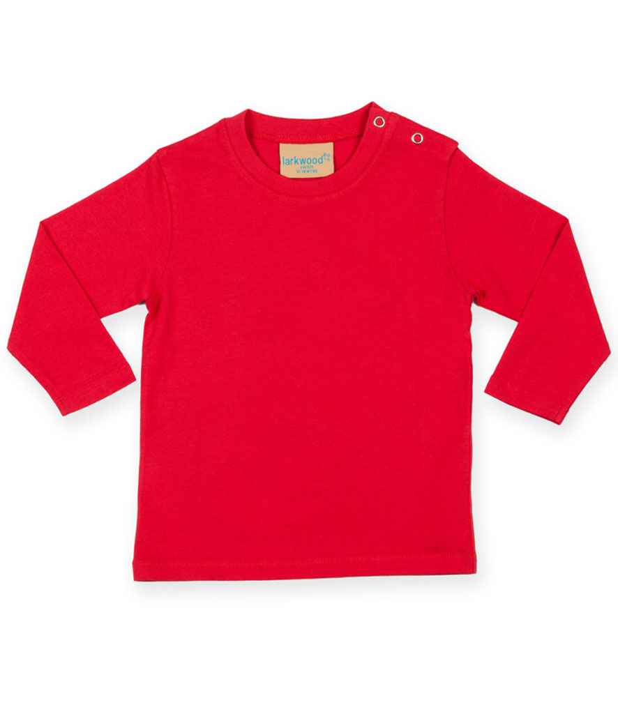 Larkwood Baby/Toddler Long Sleeve T-Shirt Red
