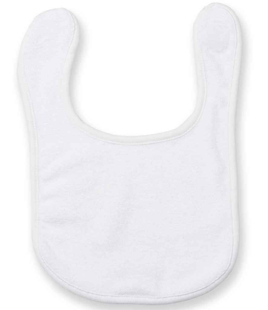 Larkwood Baby/Toddler Terry Bib White