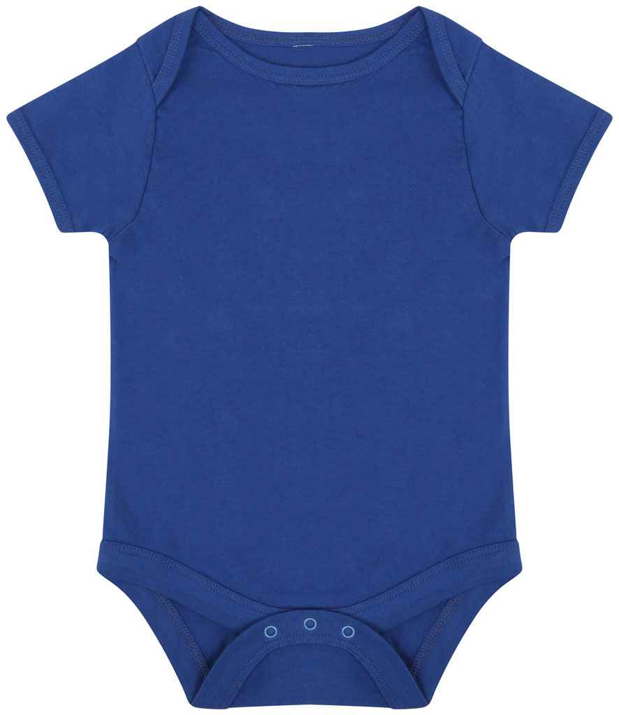 Larkwood Essential Short Sleeve Baby Bodysuit Royal Blue