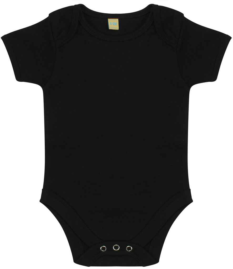 Larkwood Short Sleeve Baby Bodysuit Black
