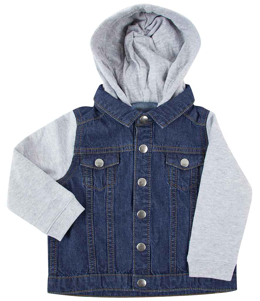 Larkwood Kids Denim Jacket Blue Denim