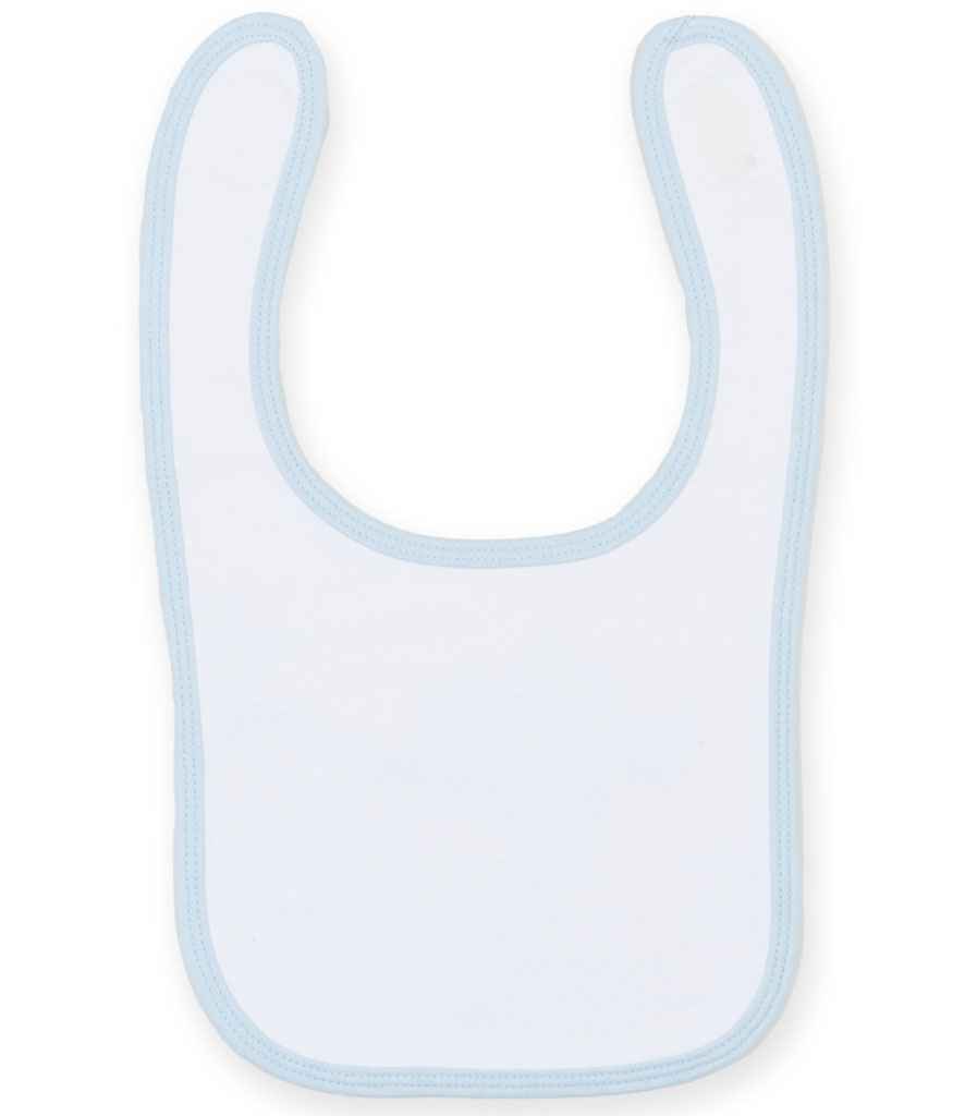 Larkwood Baby/Toddler Bib White/Pale Blue