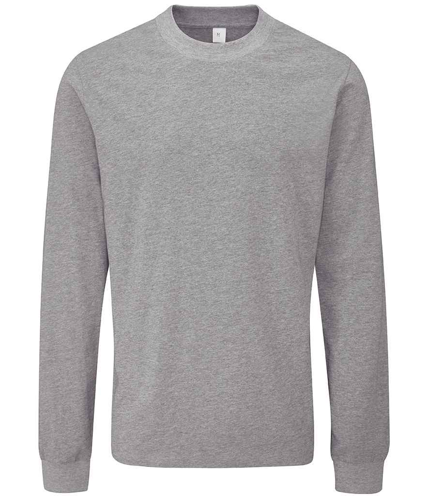 Mantis Unisex Essential Heavy Long Sleeve T-Shirt Heather Marl