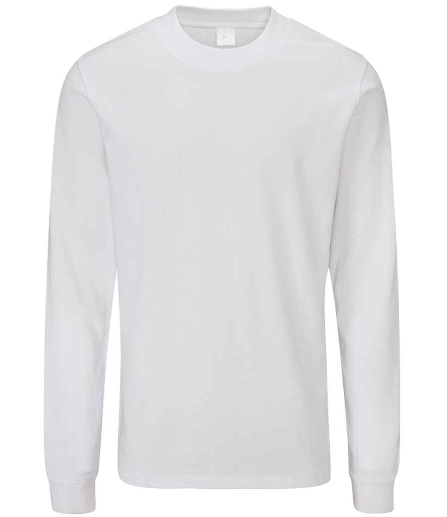Mantis Unisex Essential Heavy Long Sleeve T-Shirt White