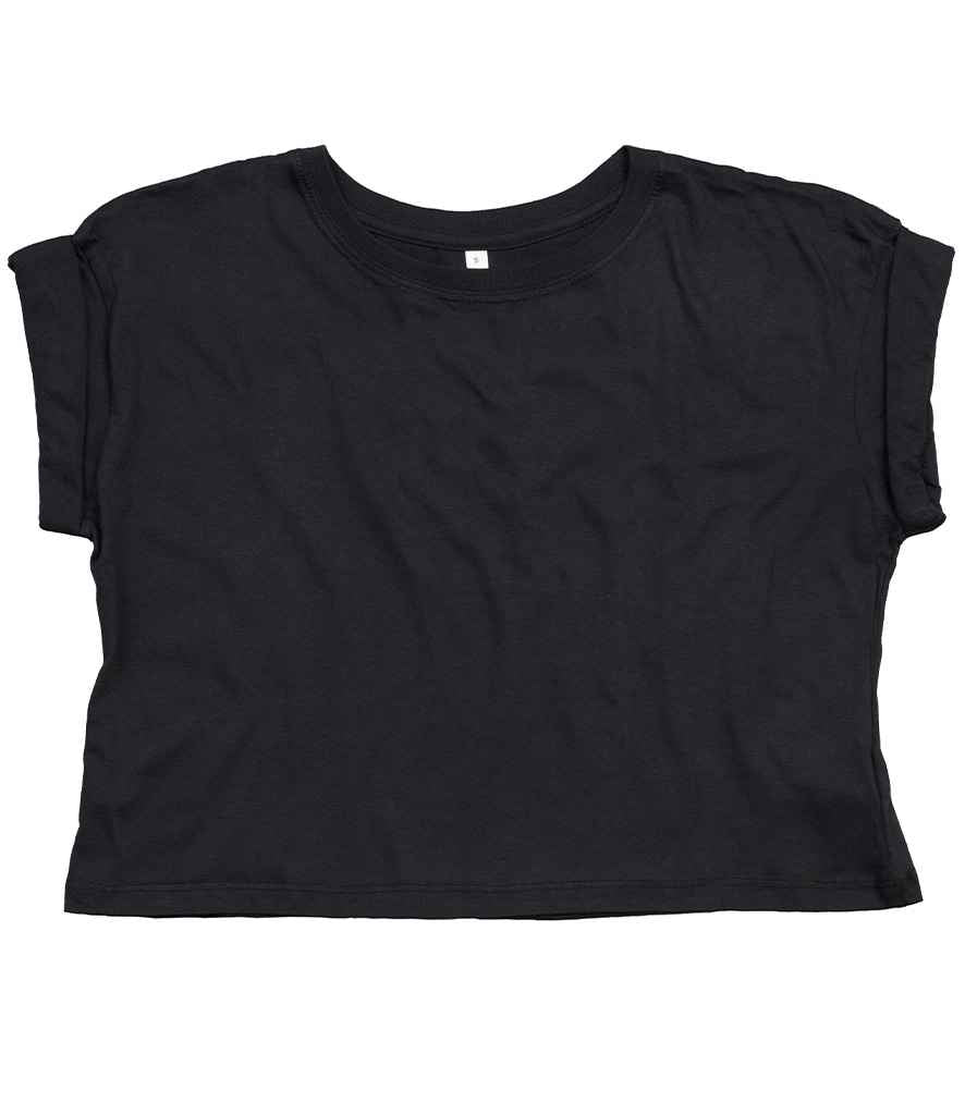 Mantis Ladies Organic Cropped T-Shirt Black