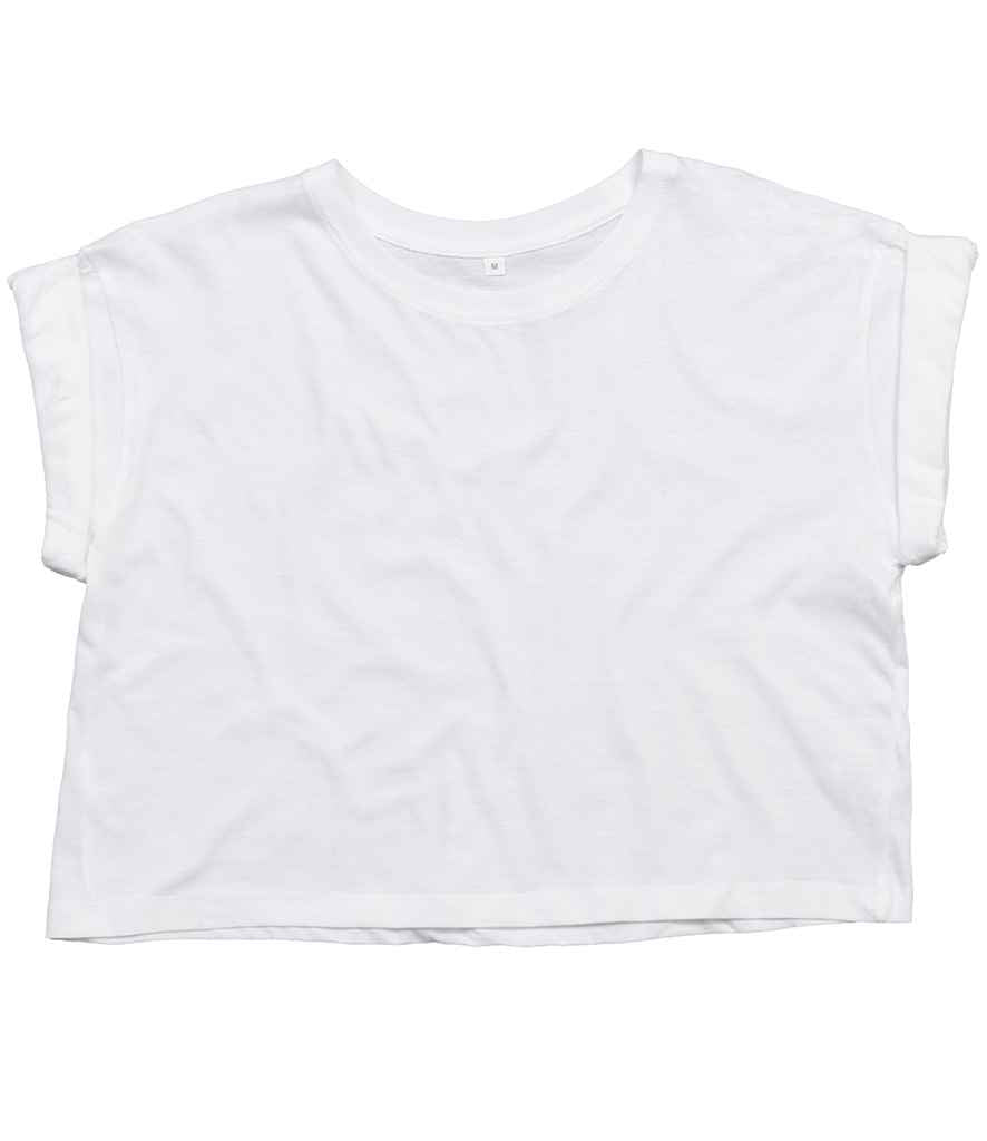 Mantis Ladies Organic Cropped T-Shirt White