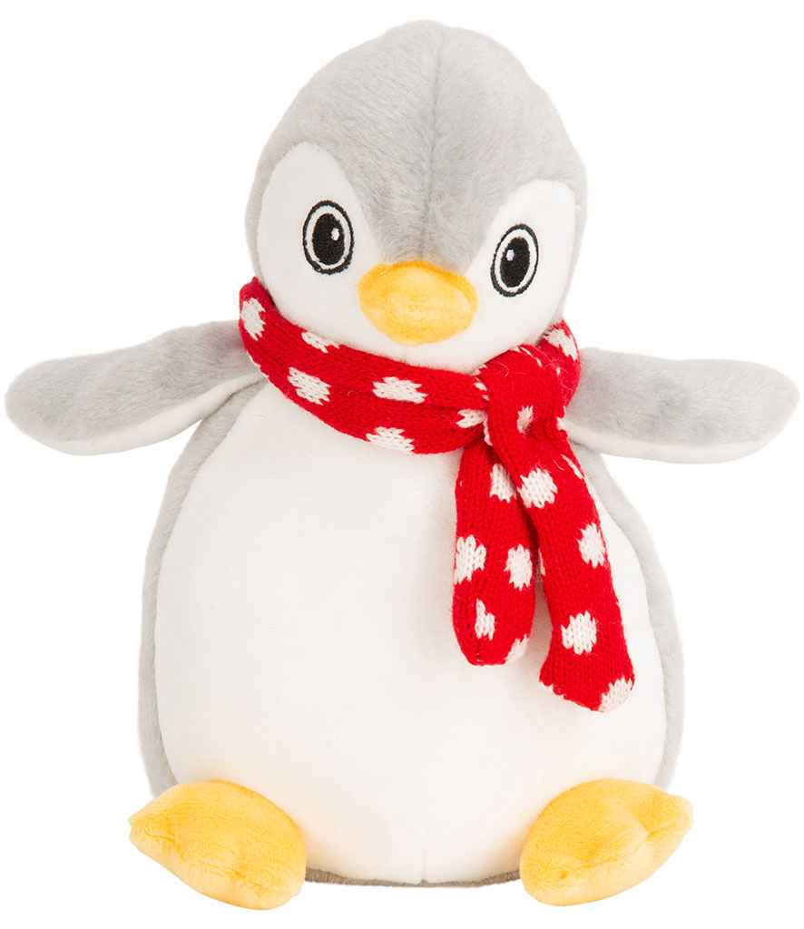 Mumbles Zippie Penguin Grey/White