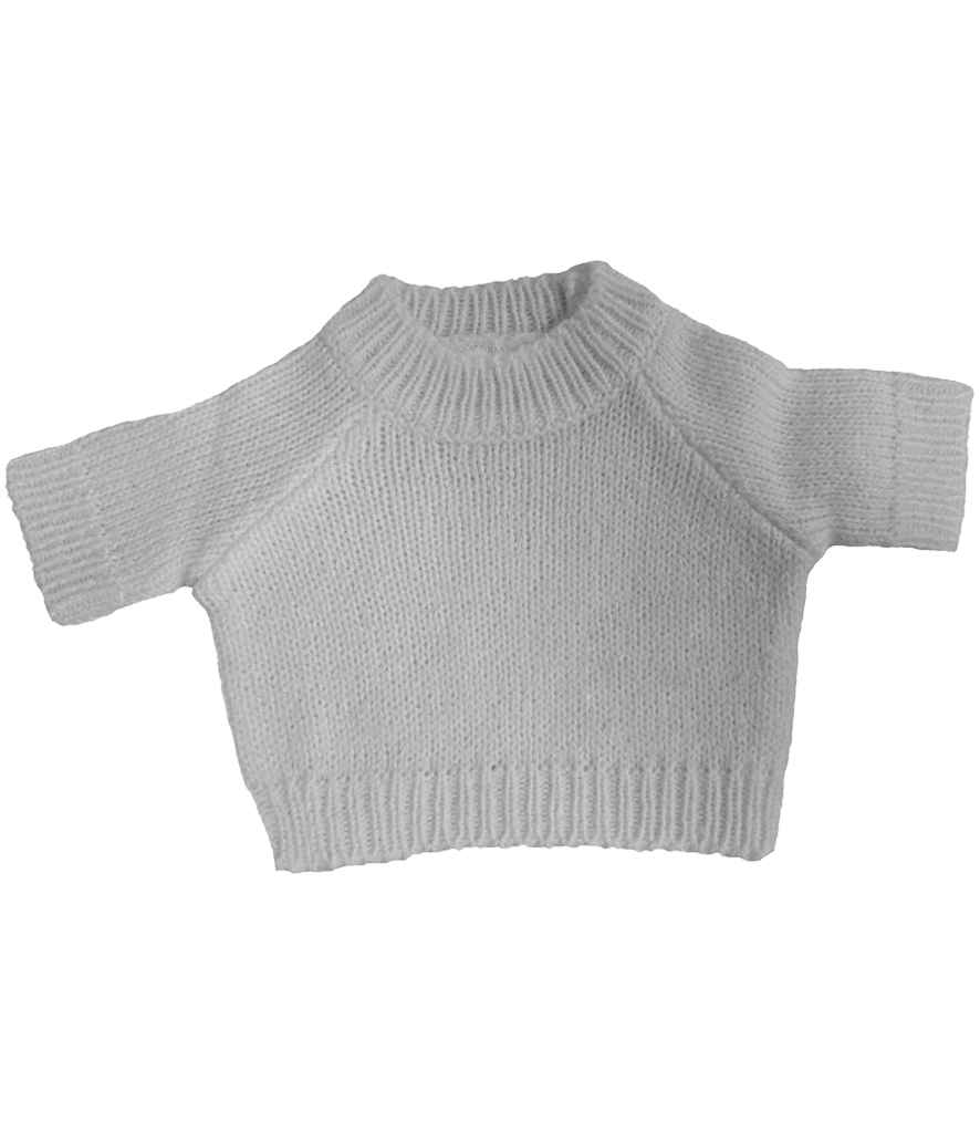 Mumbles Teddy Jumper White