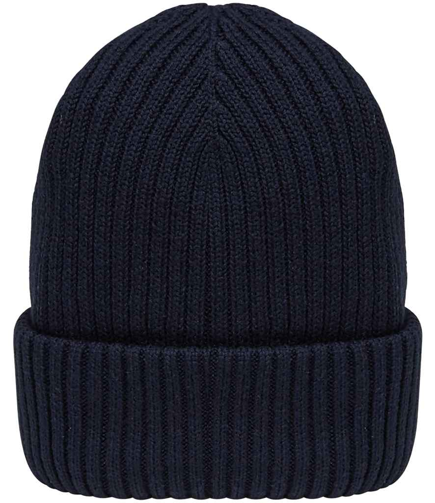 Native Spirit Wide Cuffed Beanie Navy