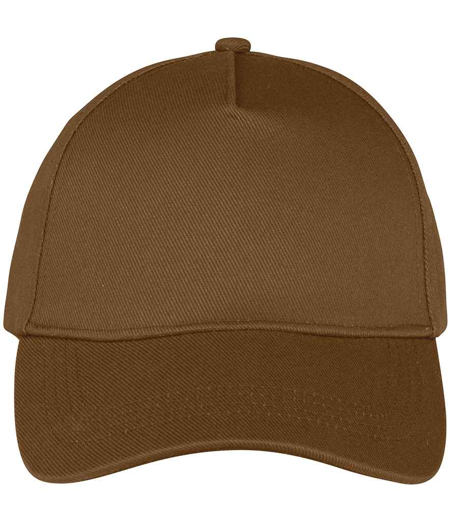 Native Spirit 5 Panel Cap Dark Camel