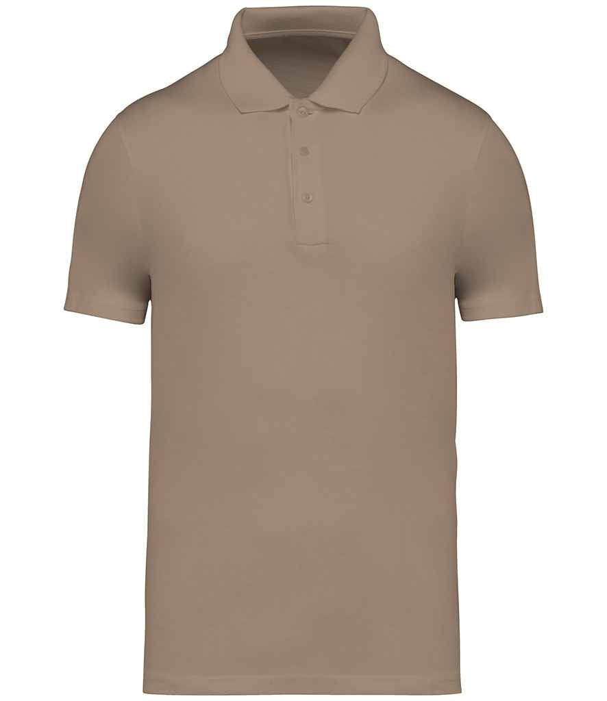 Native Spirit Jersey Polo Shirt Wet Sand
