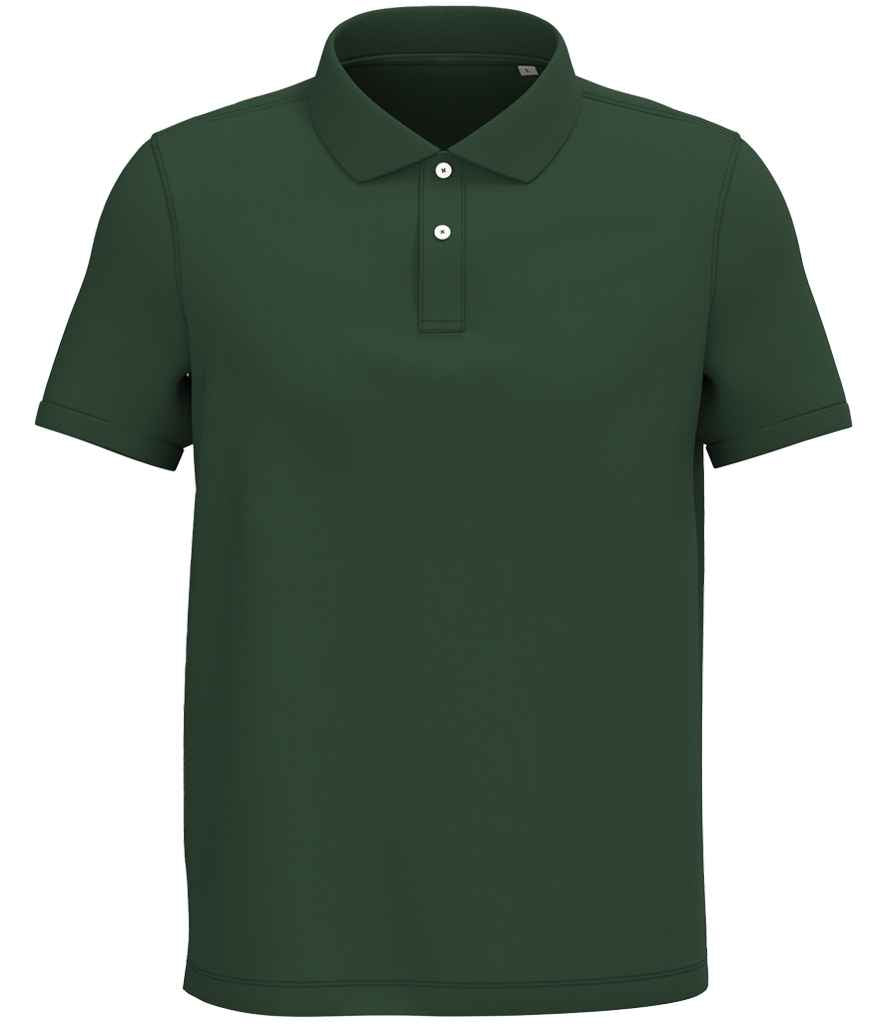 Native Spirit Piqué Polo Shirt Forest Green
