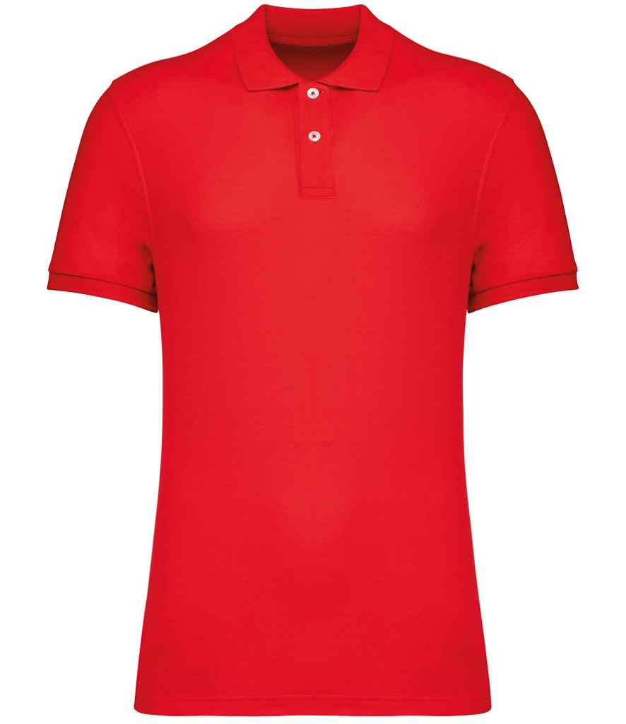 Native Spirit Piqué Polo Shirt Poppy Red